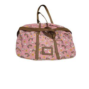 Pink Rainbow Print Weekender Bag